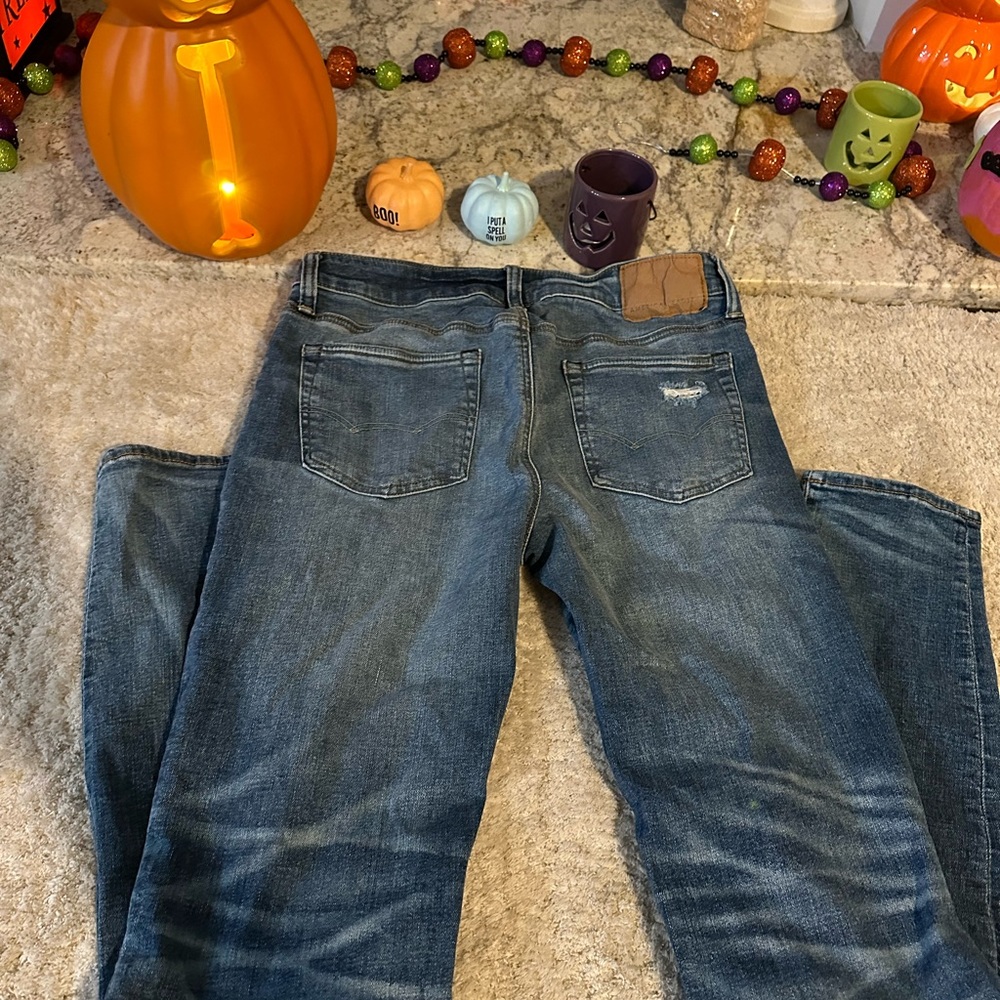 American Eagle ripped jeans